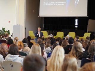 Les jeunes au cœur de l’action climatique: échange entre les ministres Meisch et Wilmes et des élèves du secondaire