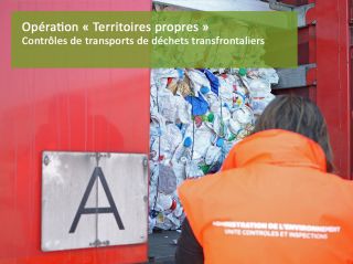 Contrôles de transports de déchets transfrontaliers - mars 2022