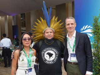 Serge Wilmes à la COP16 à Cali, en Colombie