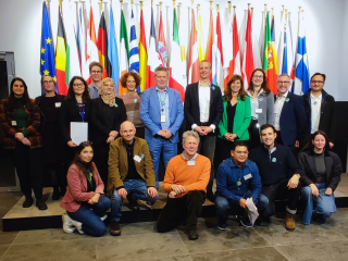 Échange sur les priorités climatiques du Luxembourg : Le ministre de l’Environnement, du Climat et de la Biodiversité, Serge Wilmes et les Ambassadeurs du Pacte européen pour le climat  échangent sur les priorités climatiques du Luxembourg