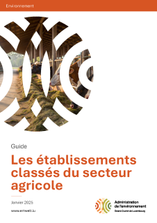 Guide: Les établissements classés du secteur agricole