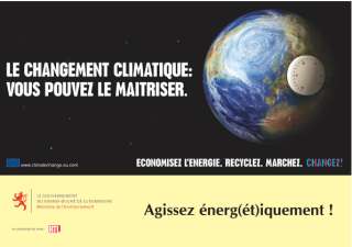 Brochure sur les économies d'energie et le changement climatique - version française