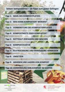 Selwer Kompostéieren - 10 Tipps zum guten Gelingen