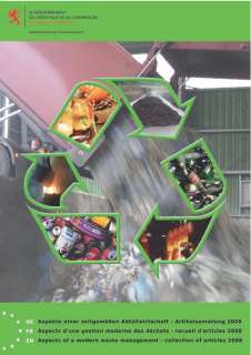 Aspects d'une gestion moderne des déchets - recueil d'articles 2008