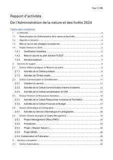 Rapport d'activités 2024 de l'ANF